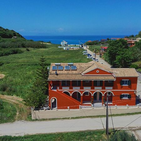 Logas Beach Studios Peroulades  Eksteriør bilde