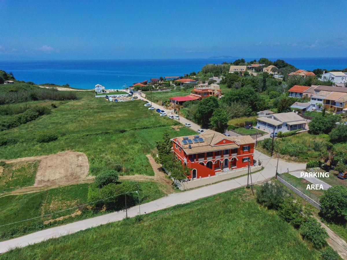 Logas Beach Studios Peroulades  Eksteriør bilde