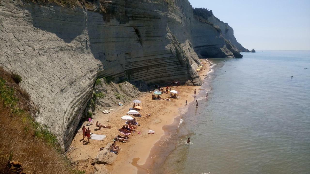 Logas Beach Studios Peroulades  Eksteriør bilde
